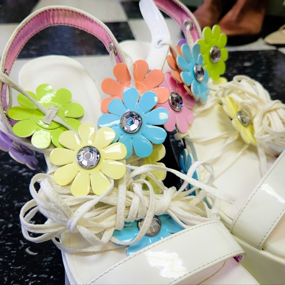 NWOB Daisy Pixie Queen Lace-Up Heels Sugar Thrillz SZ 7 - Picture 2 of 6